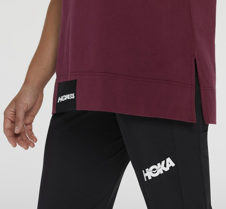 Hoka One One Tee Womens Brown - Brand - 86074FUDE